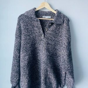 Zara Knits Women's Charcoal Sweater
